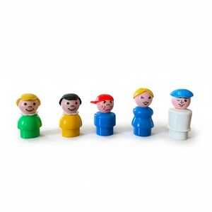Fisher Price Little People Peg People - Set of 5